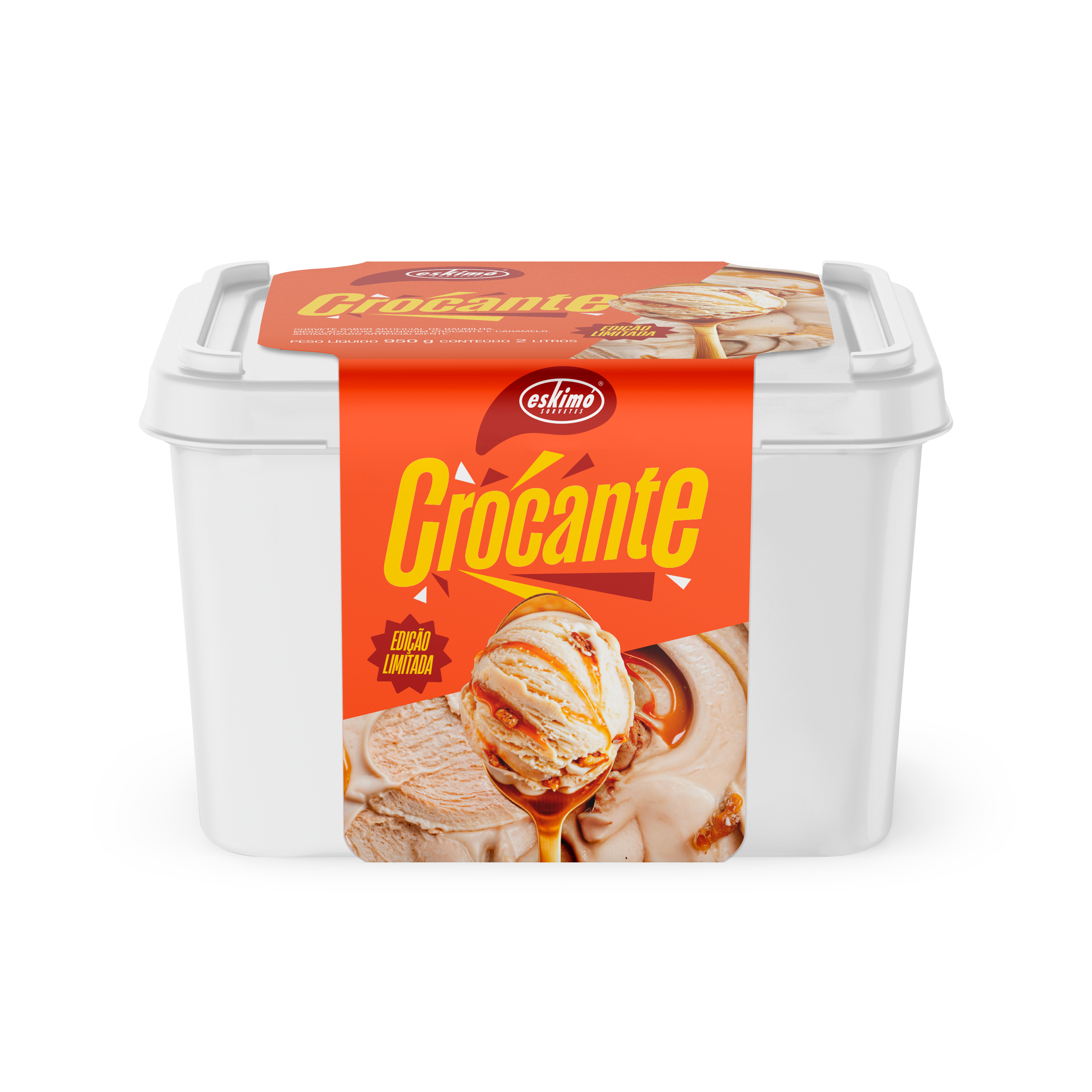 Pote Sorvete Crocante